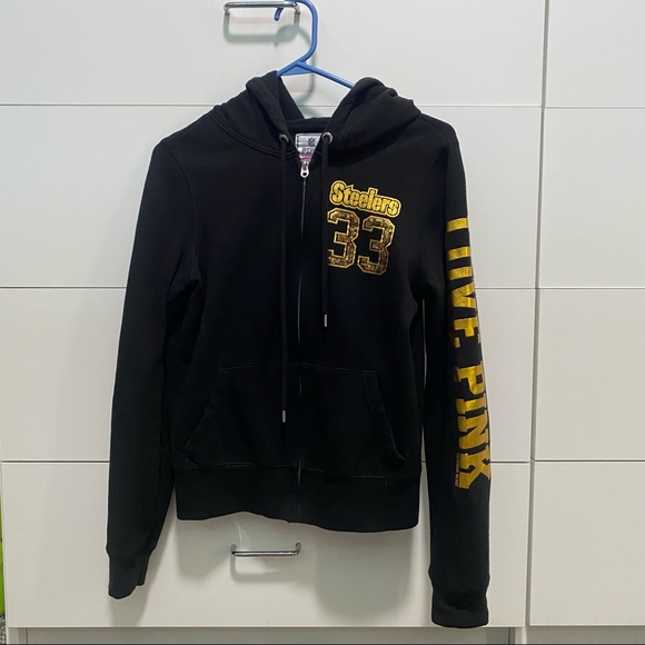 VS Pink Pittsburgh Steelers Zip Up - Picture 10 of 10